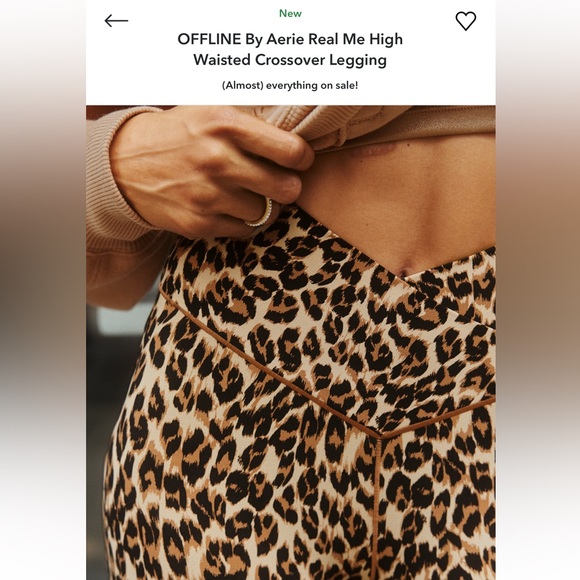 Offline by Aerie Real Me High Waisted Crossover Legging - Picture 1 of 5